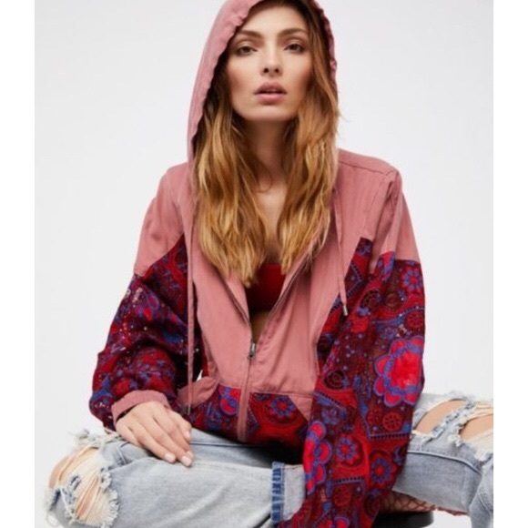 Free People Magpie Oversized Lacey Jacket - Picture 2 of 8